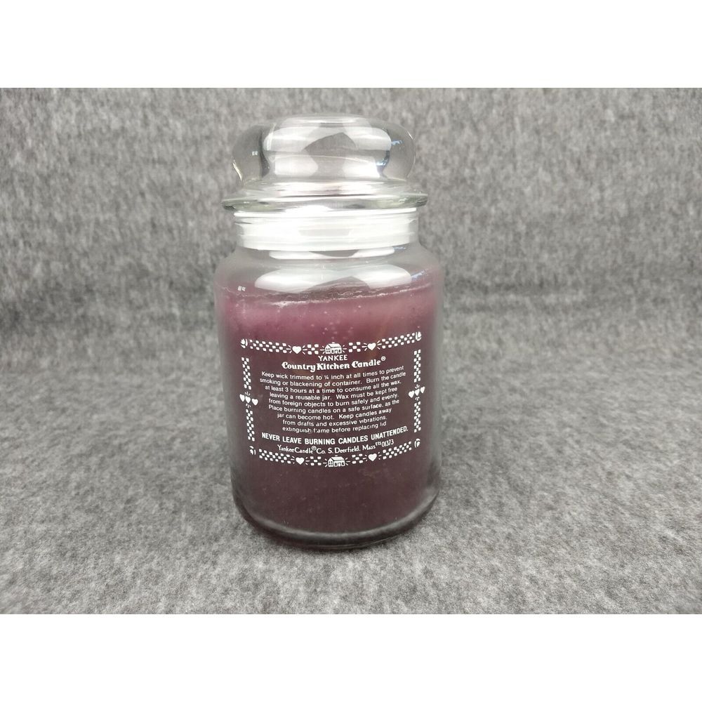 Yankee Candle Country Kitchen Retired Lilac 22oz‎ Classic Jar VTG 80s NOS NEW - Picture 9 of 16